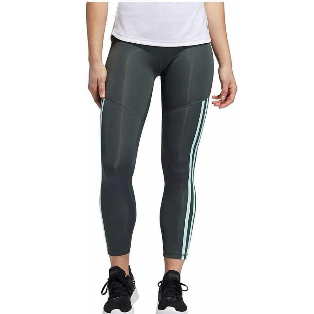 Adidas Ladies' High Waist 7/8 3-Stripe Active Tigh - Picture 1 of 6